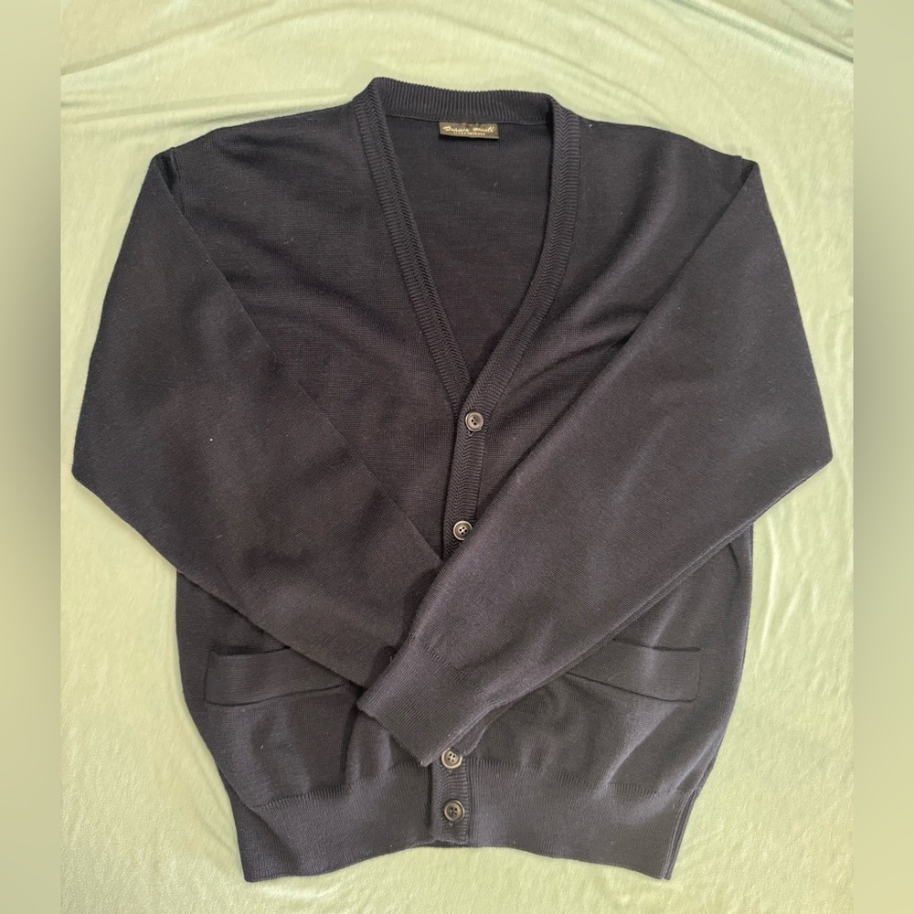 Franco Pouti Male Navy Cartigan